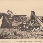 "Guerre 1914 - Au Camp de “l'Indian Army” – Marseille". Carte Postale, ungelaufen. Sammlung Detlev Brum.